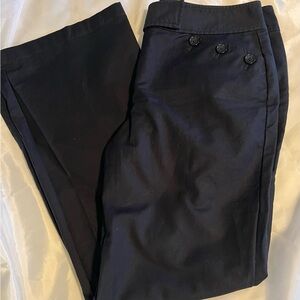 Ann Taylor.  Classic Black Sailor Trousers
